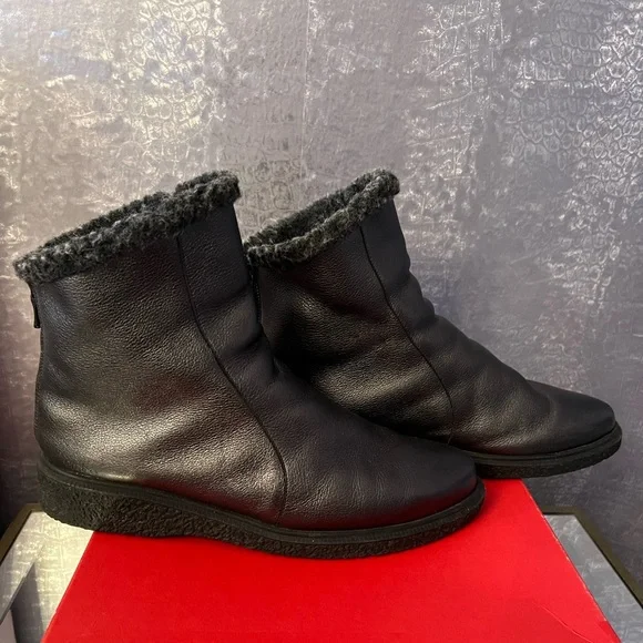 Arche Joel’s Metallic Leather Ankle Boots - Picture 10 of 15